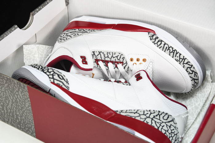 jordan 3 retro cardinal red - ct8532-126