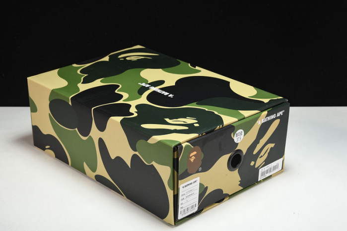 a bathing ape bape sta low with paint copshoe bp-055