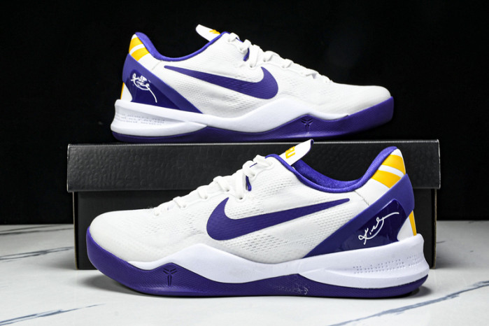 Nike Kobe 8 Protro Whit Court Purple HF7485-001