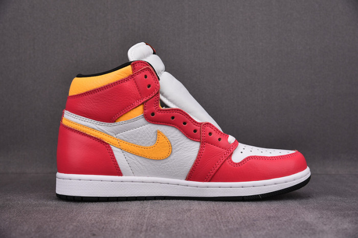 jordan 1 retro high og light fusion red - 555088-603