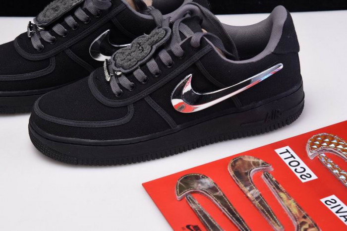air force 1 low travis scott black - aq4211-001