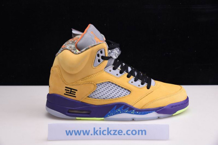 air jordan 5 solar orange what the cz5725-700