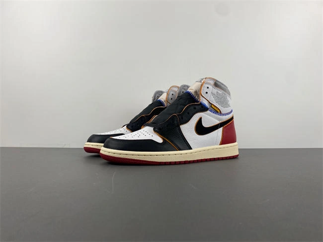 Original Jordan 1 Retro High Union Los Angeles Black Toe BV1300- 3587