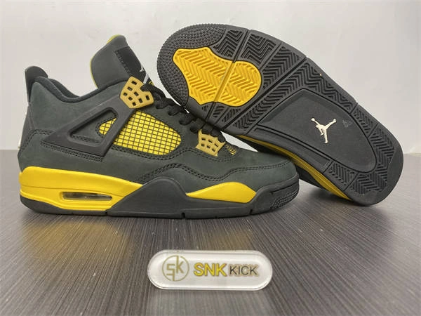 Upgraded Jordan 4 Retro Thunder DH6927- 3874