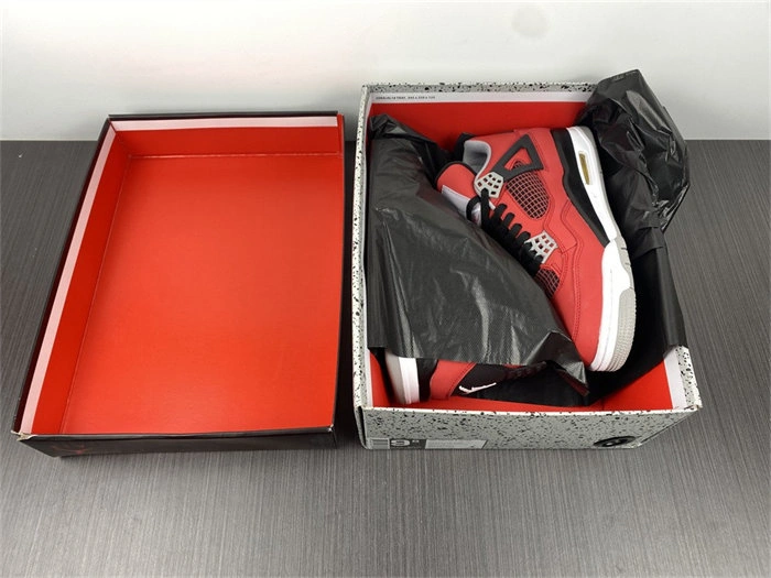Upgraded Jordan 4 Retro Toro Bravo 308497- 3962