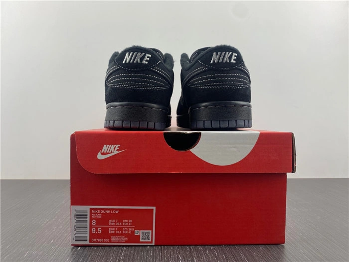 NIke sb Dunk Low OG Black DM7866- SmoothTexture 4666