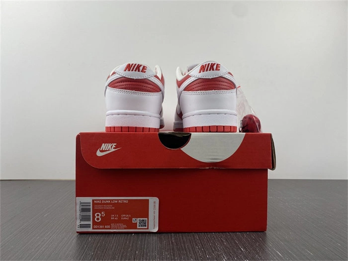 Minimalist Nike Dunk Low Championship Red DD1391- 4817