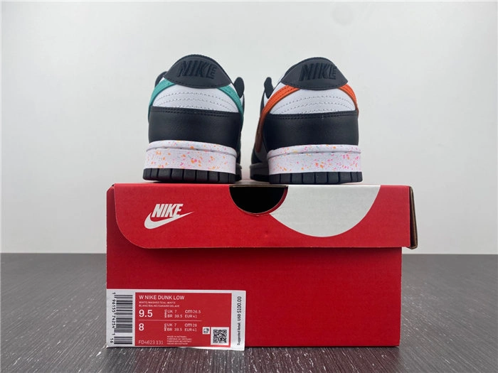 ModernLook Nike Dunk Low Multiple Swooshes White Washed Teal FD4623- 4663