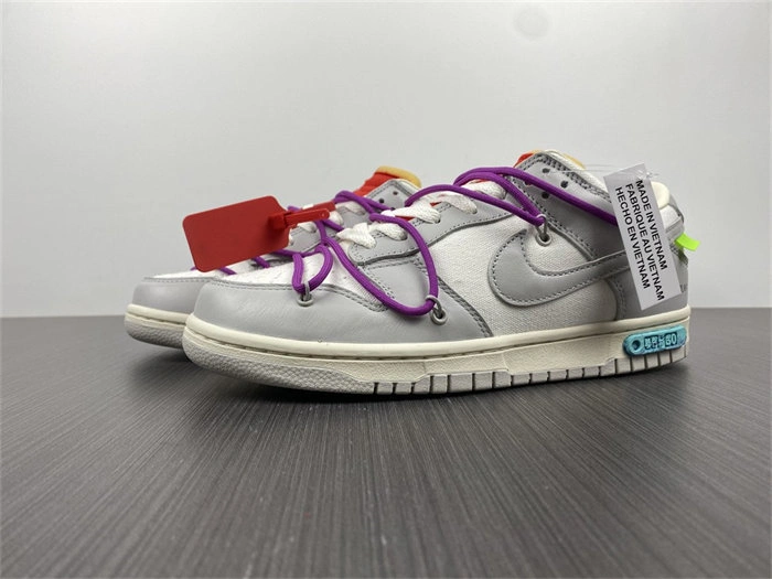 Nike Dunk Low Off-White Lot 45 DM1602- FastDry 5065