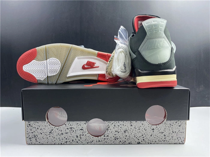 Seasonal OFF-WHITE x Air Jordan 4 CV9388- 5045